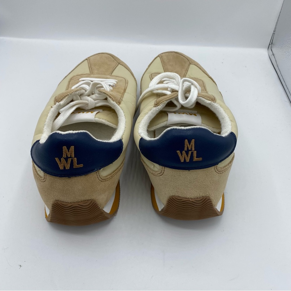 Madewell League Sneakers in Suede womens Size 9 men’s 7.5 French Vanilla Multi - Picture 3 of 8